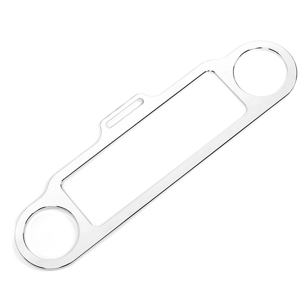 Motorcycle Instrument Trim Meter Gauge Decor Cover Bracket Fits for Trike 1986 UpSilver