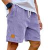 2025 Herr Retro Broderad Logotyp Manchester Snörning Casual Shorts