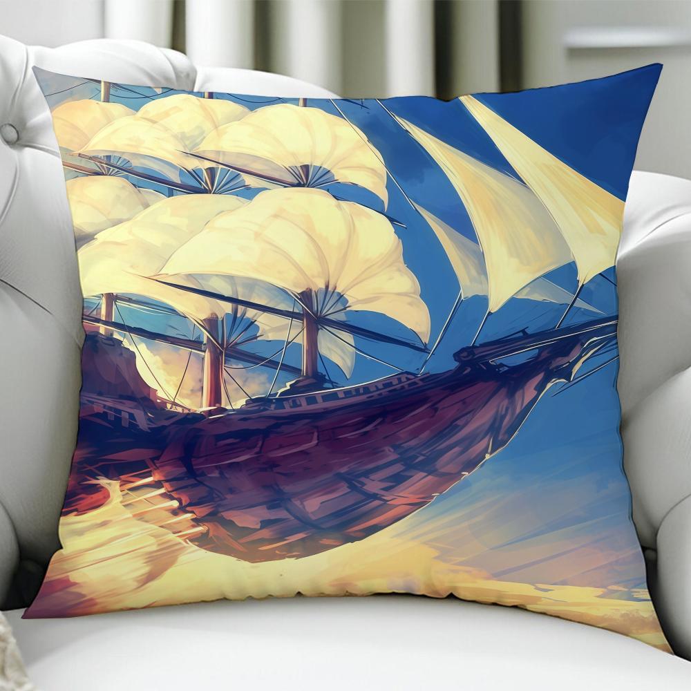 Cartoon TTreasure PPlanet DSN cushion cover Birthday Anniversary Gifts Double Sided Printed Zipper Cushion Cover