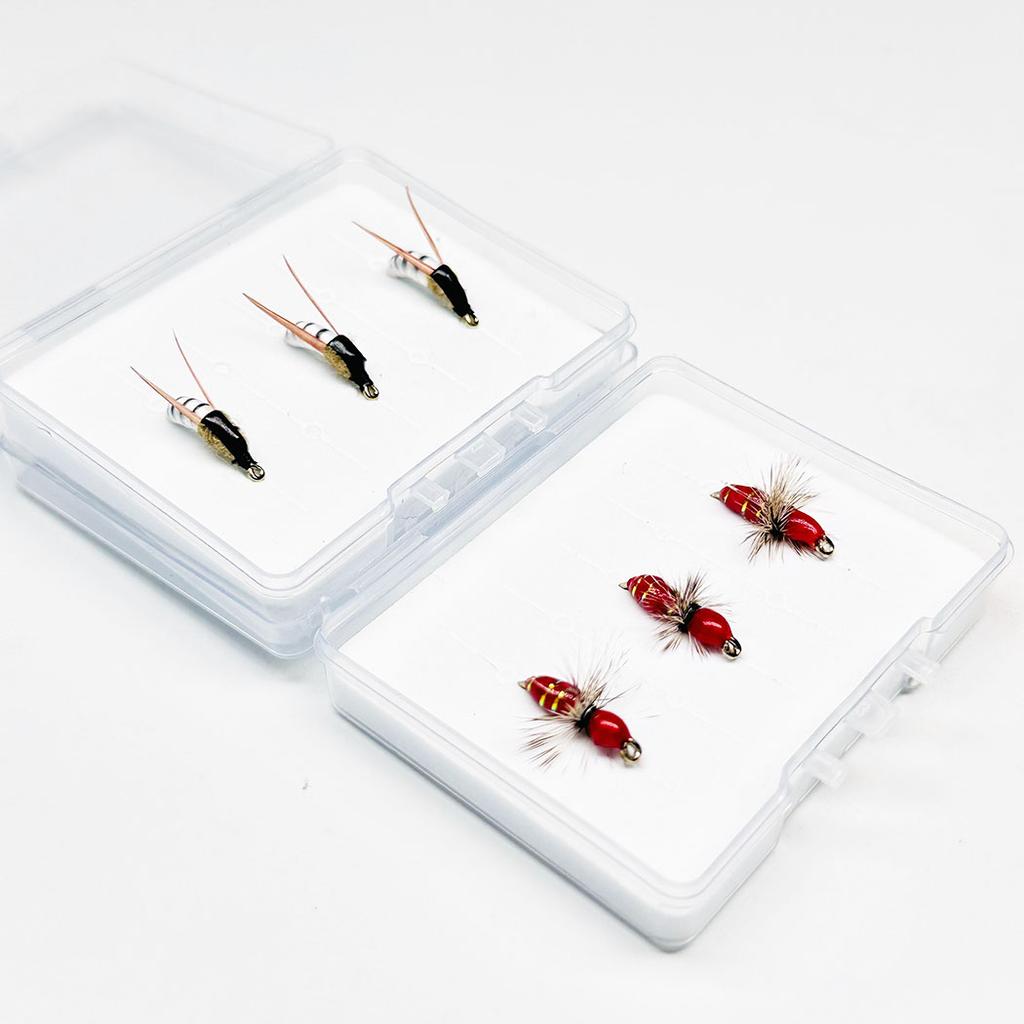 Fly Fishing Bait-3Box Bundle(Total 9Pcs Flies)Fly Fishing Artificial Wet Flies Nymphs Bait for Trout Artificial Fishing Lures