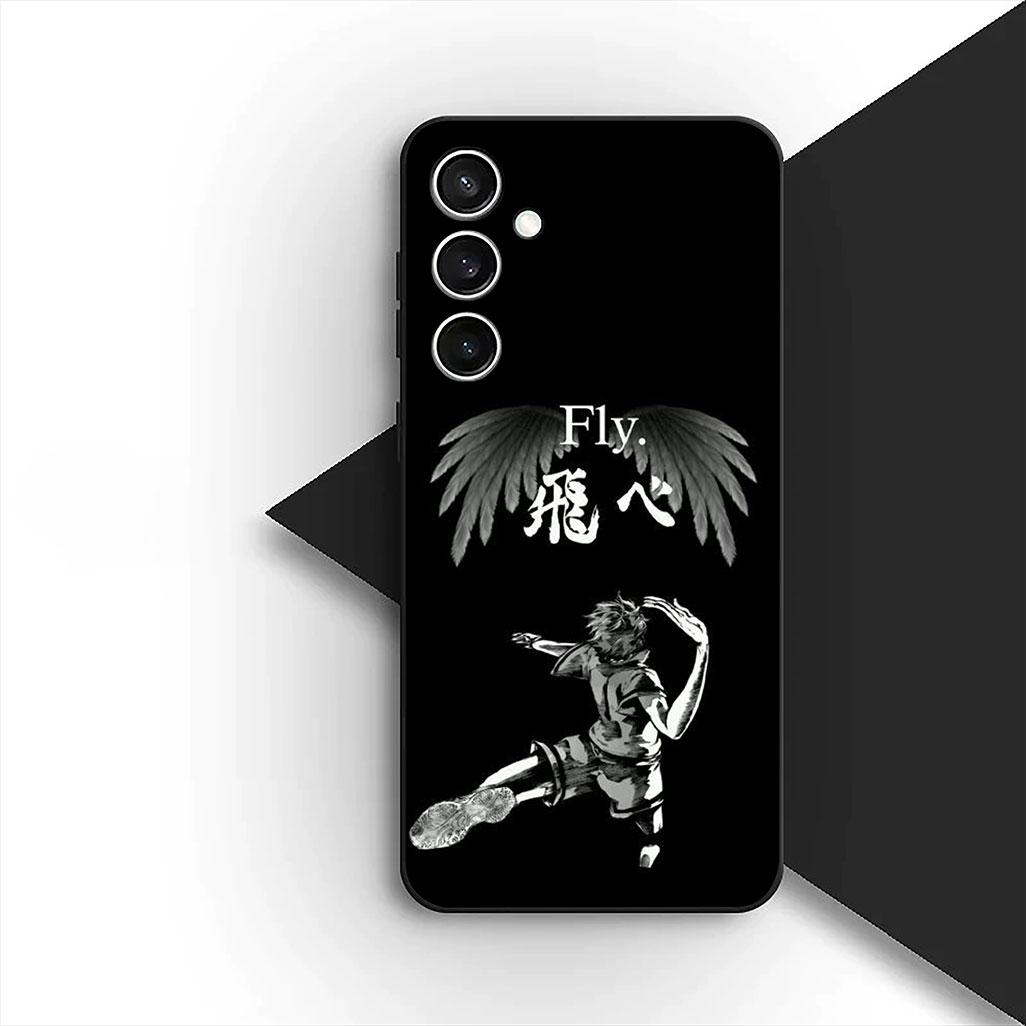 

Haikyuus Shoyo Hinata Phone Case for Samsung Galaxy S10 S8 S9 Plus A33 A34 A31 70 A71 A72 Note 20 9 8 S10E Protective Cover Galaxy A72
