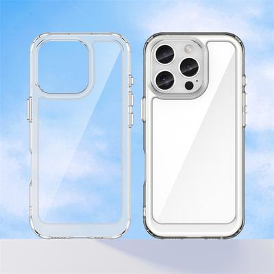 For Apple iPhone 16 Pro Case Luxury Silicone Cover For iPhone 16 Pro Cover TPU Shockproof Transparent For iPhone 16 Pro Max Case