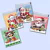 100PCS Snowman Christmas Candy Bag Plastic Packaging Cookie Bags Kids Gifts Packaging Bag  for Xmas
