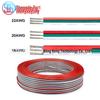 3-pin LED Strip Light Extension Cable 20AWG, Red/Green/White, 3-core 0.5mm²