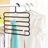 Multi Layer Pants Hanger Non-slip Space Saving Wardrobe Organizer for Student Dorm Household Storage