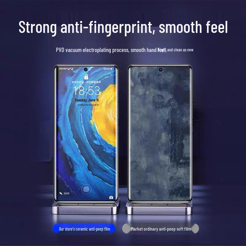 Honor 300 Pro Ceramic Film & Honor 90 Tempered Glass Privacy Screen Protector