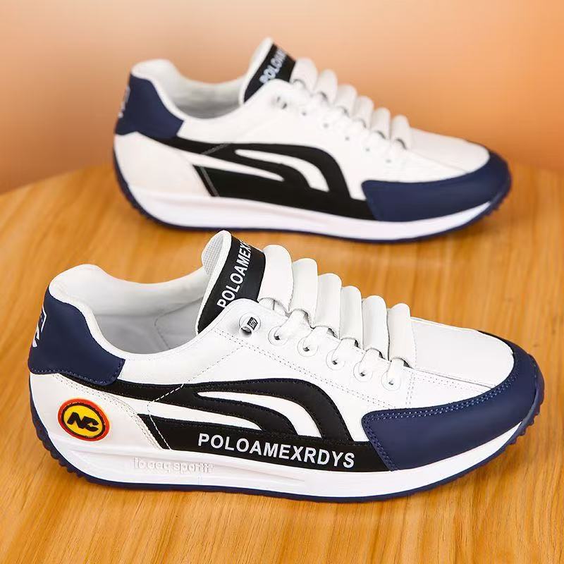 

Spring and Autumn Men s Casual Shoes Breathable, non-slip and wear-resistant sports shoes Mesh low-top trendy little white shoes Soft-soled runni 44