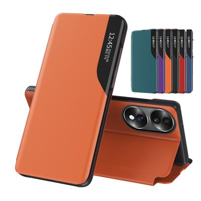 Etui Smart View na telefon klapkowy dla Honor 200 Pro 90 Lite Smart 5G Pokrowiec ochronny typu książeczka Składany luksusowy stojak Kolorowy uchwyt