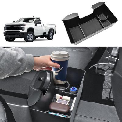 Hängande förvaringsorganisatör för mittkonsolen för -2025 Chevy Silverado/GMC Sierra Interiör Armstöd Hängande Bilförvaringsbox Bricka