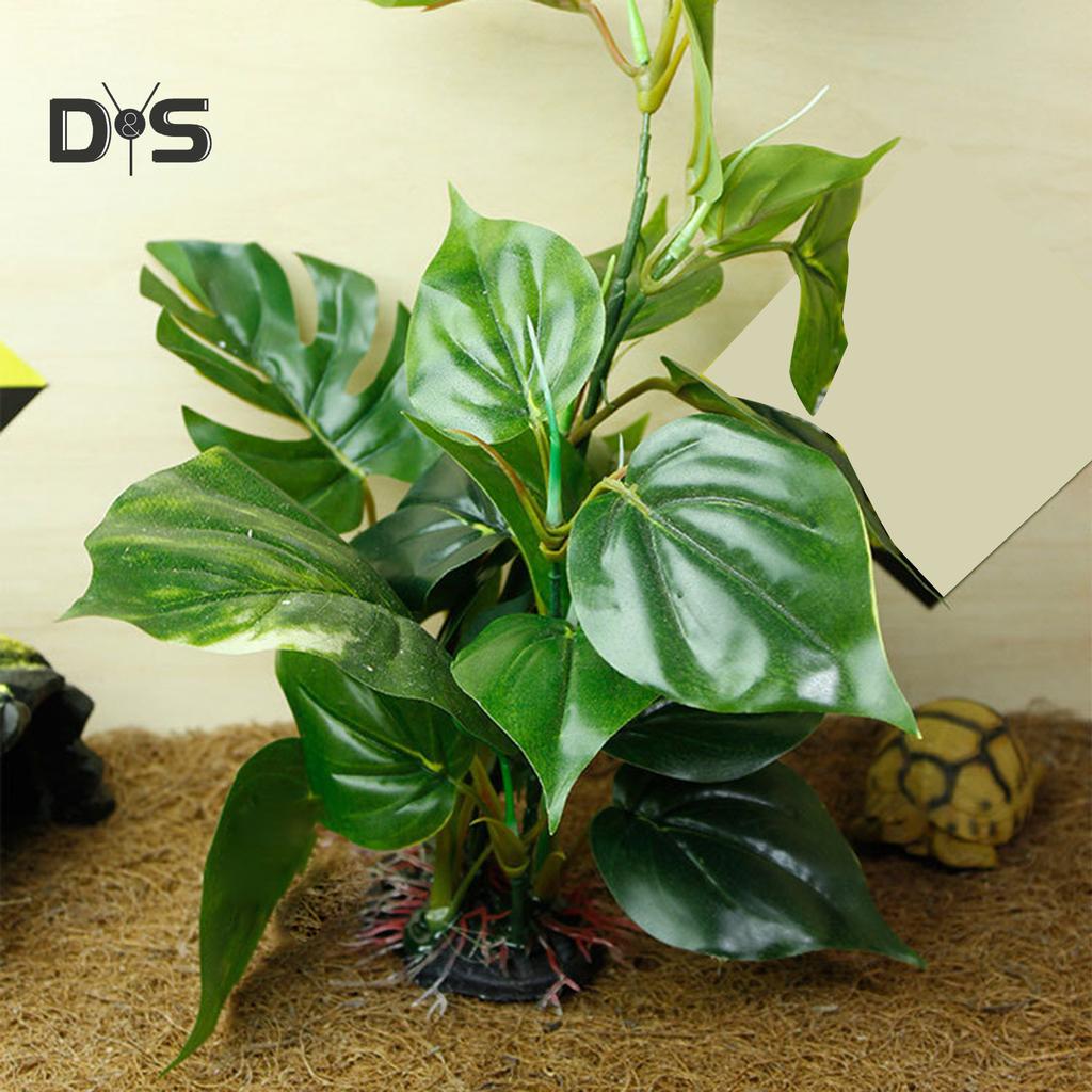 Reptilienbox Simulierte Monstera Lsliche Bltter Aquarium Wasserpflanzen  Ornamente gnstig kaufen  Preis, kostenloser Versand, echte Bewertungen  mit Fotos  Joom