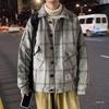 Men's 2024 Spring/Autumn Loose Korean Woolen Coat – Trendy Short Windbreaker