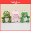 Porte-clés Dinosaure Peluche Vert Doux Dinosaure Peluche Courte Câlin Accessoire de Sac Dinosaure
