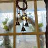 Witch Bells Protection Door Hangers Handmade Witchcraft Hanging Ornament for Living Rooms Bedrooms Kitchens