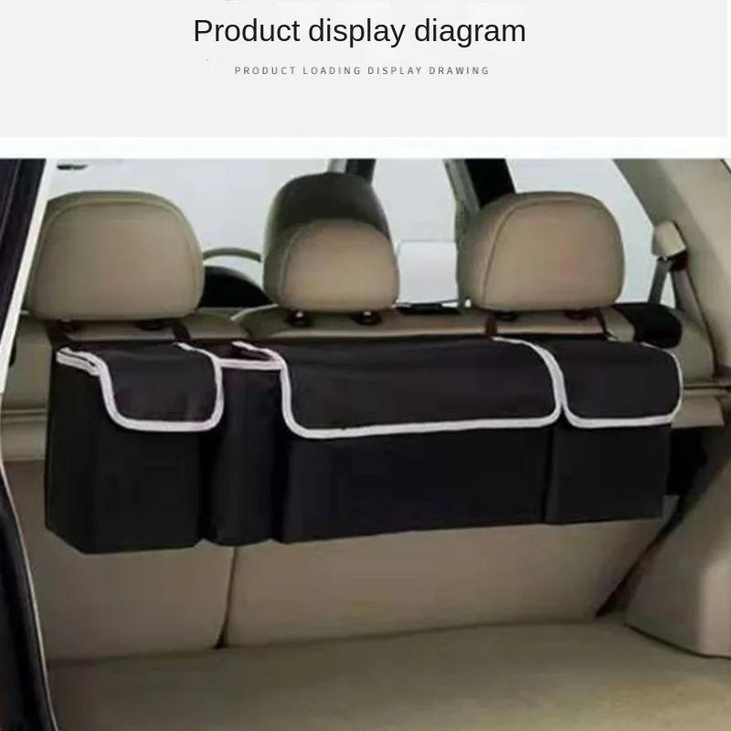 SUV Trunk Storage Bag, Car Seat Back, Oxford Cloth Hanging Bag, Multifunctional Car Storage Bag, Car Interior Accessories