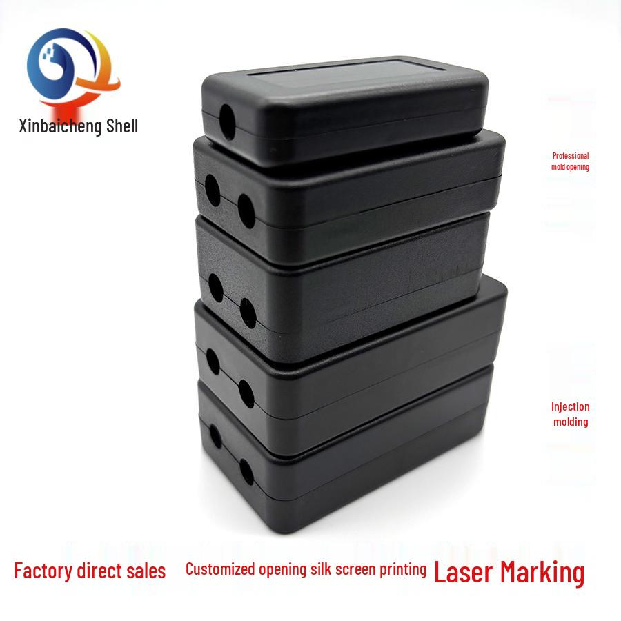 

Perforated Plastic Junction Box for Electronics with USB Port 4.0mm Cable Sleeve, 10 pieces