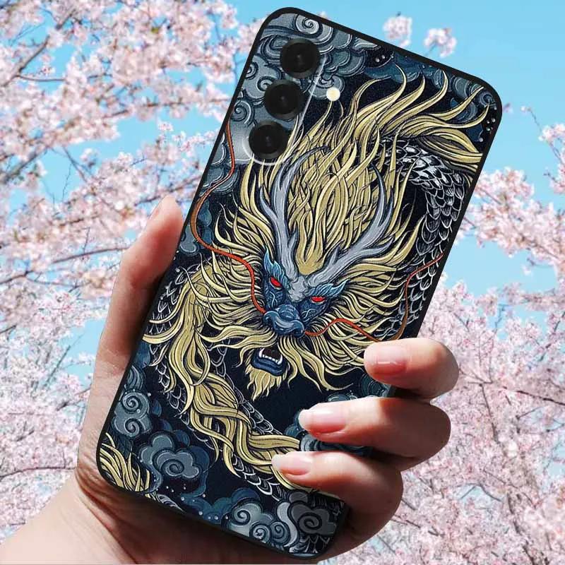 3D Relief Embossed Retro For Galaxy A17 5G Case Soft Silicone Back Cover Cases For SAMSUNG Galaxy A17 A17 5G 3D TPU Relief Cases