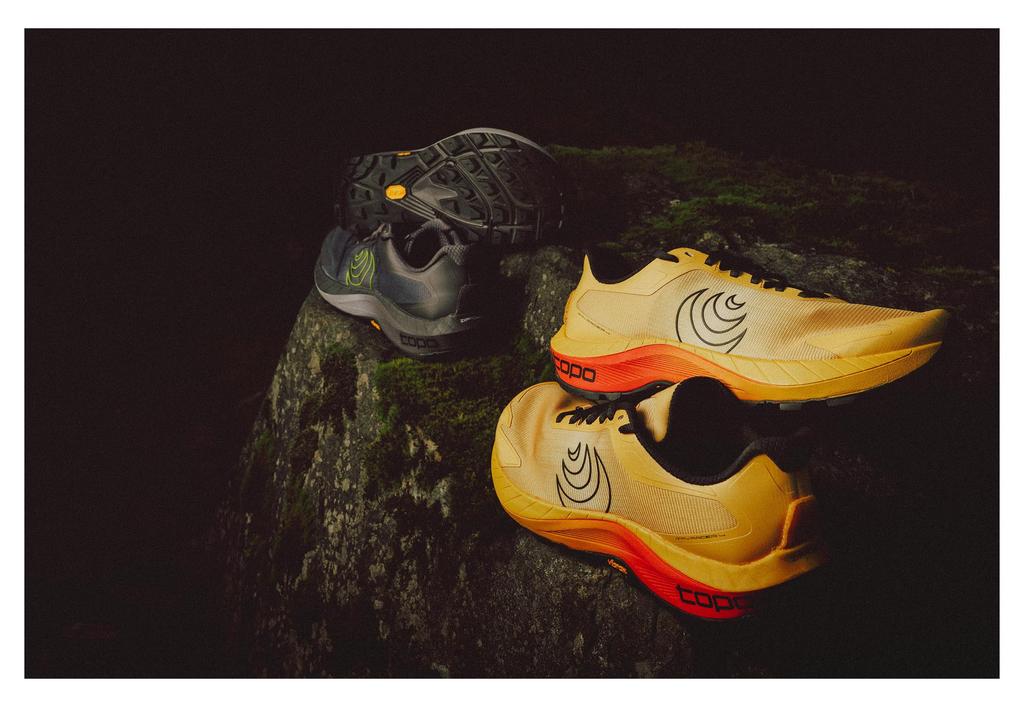 Topo Athletic MTN Racer 4 Hiking Size Cm Shoes, Men's, Mango/Black, 26.0