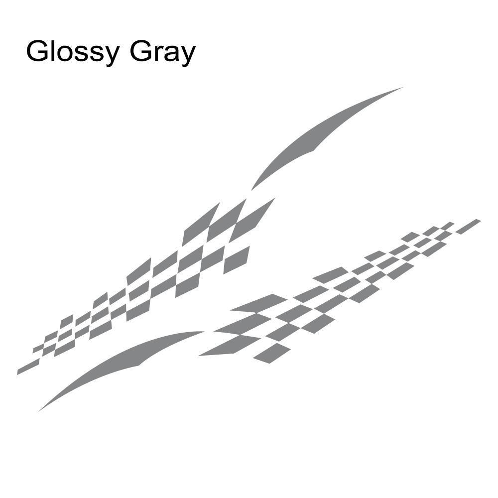 Car Side Body Stickers Scratches Lattices Racing Sport Style Decor Decals Cover Vinyl Film Dcoration Auto Tuning Accessories