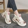 36-43 Women's Plus Size Fashionable Plus Velvet Warm Casual High Top Cotton Shoes Snow Boots Sports Women's Cotton Shoes