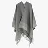 Soft & Breathable Winter Shoulder Wrap for Women Ladies Lightweight Multi Use Shawl with Fringe Trim