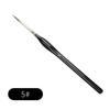 Wolf Hair Fine Line Brush - Black Triangular Birch Handle for Nail Art and Watercolor Detailing