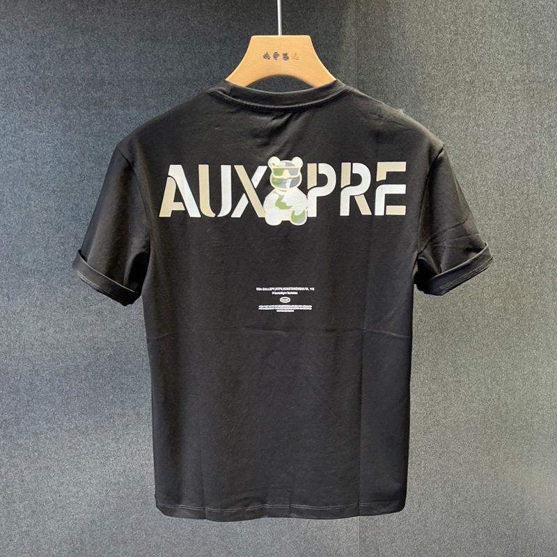 

Хлопковая футболка с короткими рукавами, мужская модная футболка с принтом, мужская одежда XL белый