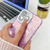 Laser Camlet Feather Phone Case For iphone 16 Plus 15 14 13 Pro Max Hard PC Glitter Camera Protection Shockproof Back Cove