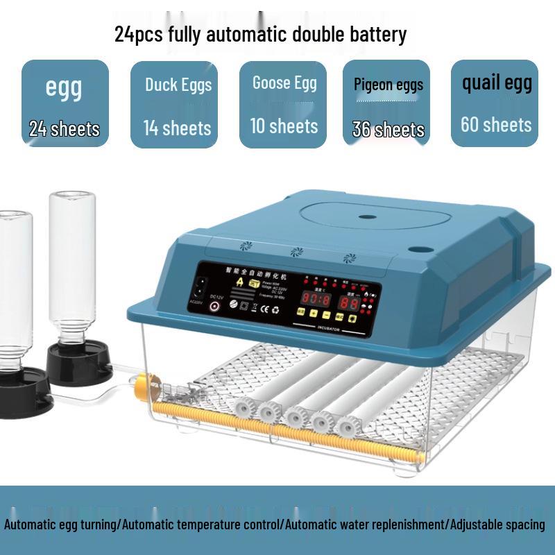 Fully Automatic Household Mini Egg Incubator with Smart Egg Turner