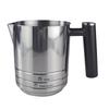 Detachable Part Perfect for Smooth Foam Coffee Drinks Stainless Steel Texture
