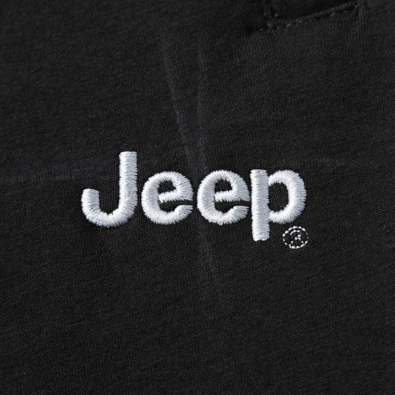 Jeep Men's Autumn/Winter Fleece-Lined Jogger Sweatpants