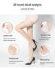 Langshen Women's Ultra-Thin Thigh-High Stockings