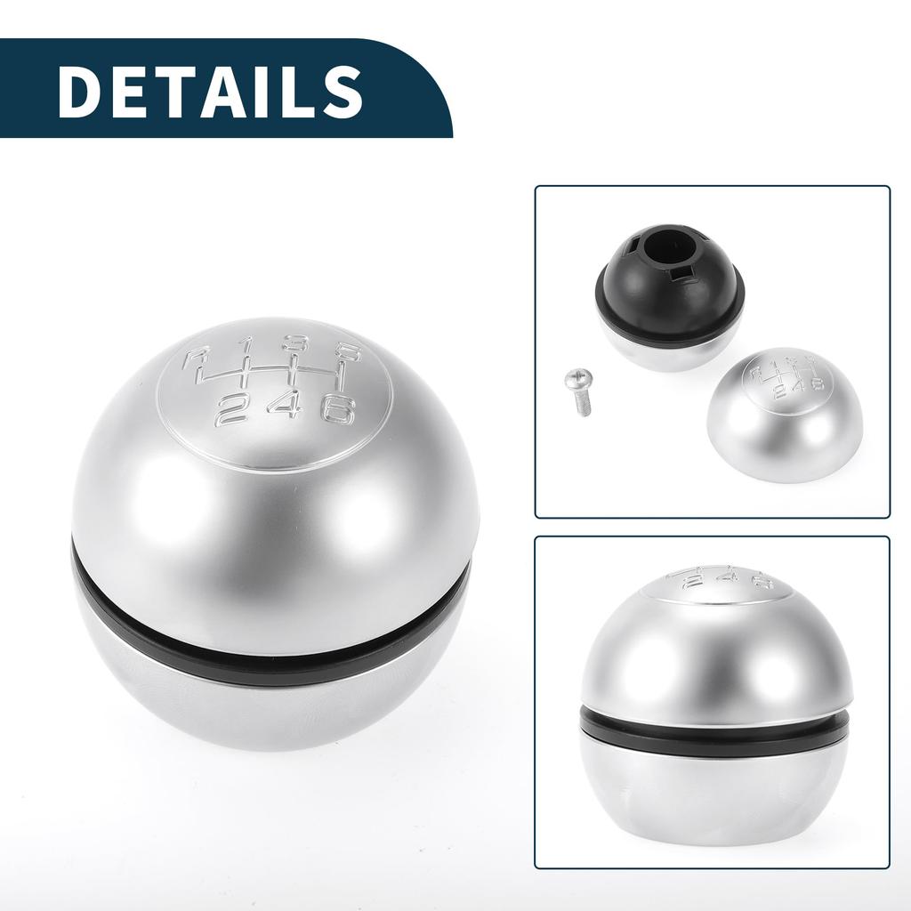 TUCKBOLD Manual Gear Shift Knob for Alfa Romeo Giulietta Aluminum Alloy 6-Speed 2010-2018 (1pc) -