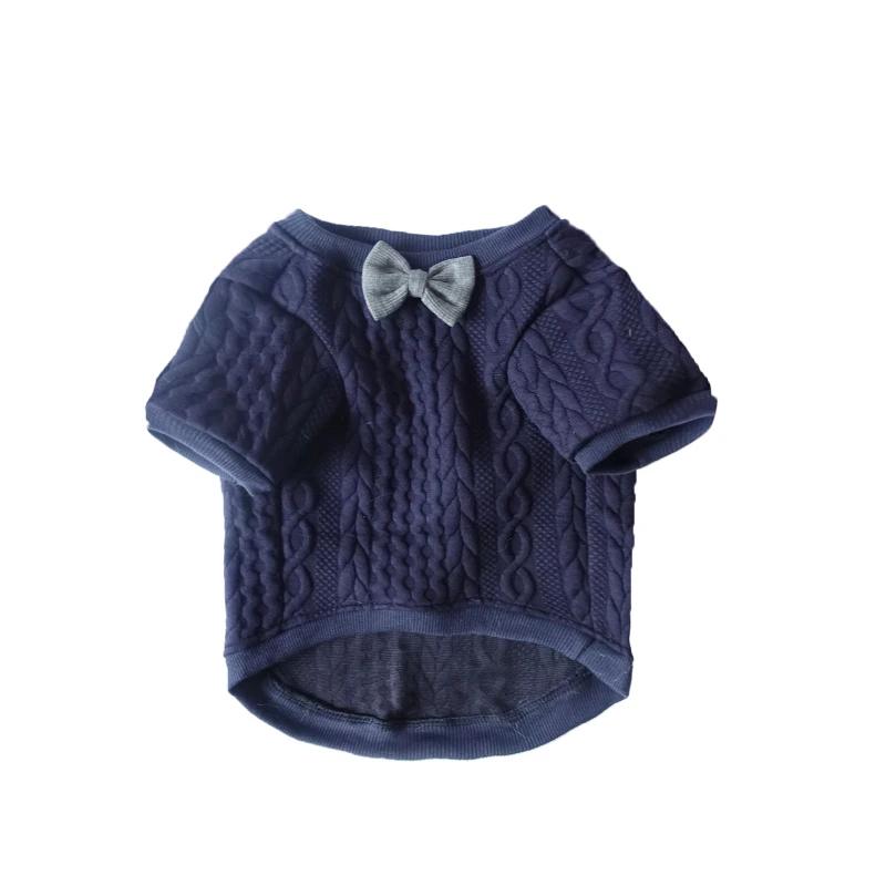 

Одежда для мопса Зимняя одежда для французского бульдога Кошка Пудель Померанский шпиц Шнауцер Вельш-корги Одежда для собак Наряды для питомцев Толстовка для собаки Пальто S темно-синий