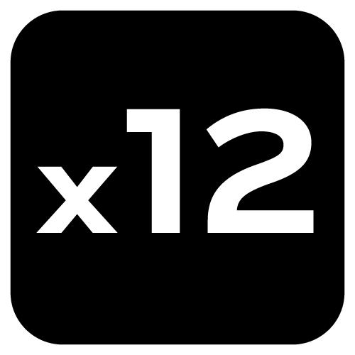 Podkładki filcowe okrągłe samoprzylepne, ciemnobrązowe 28 mm, 12 szt.