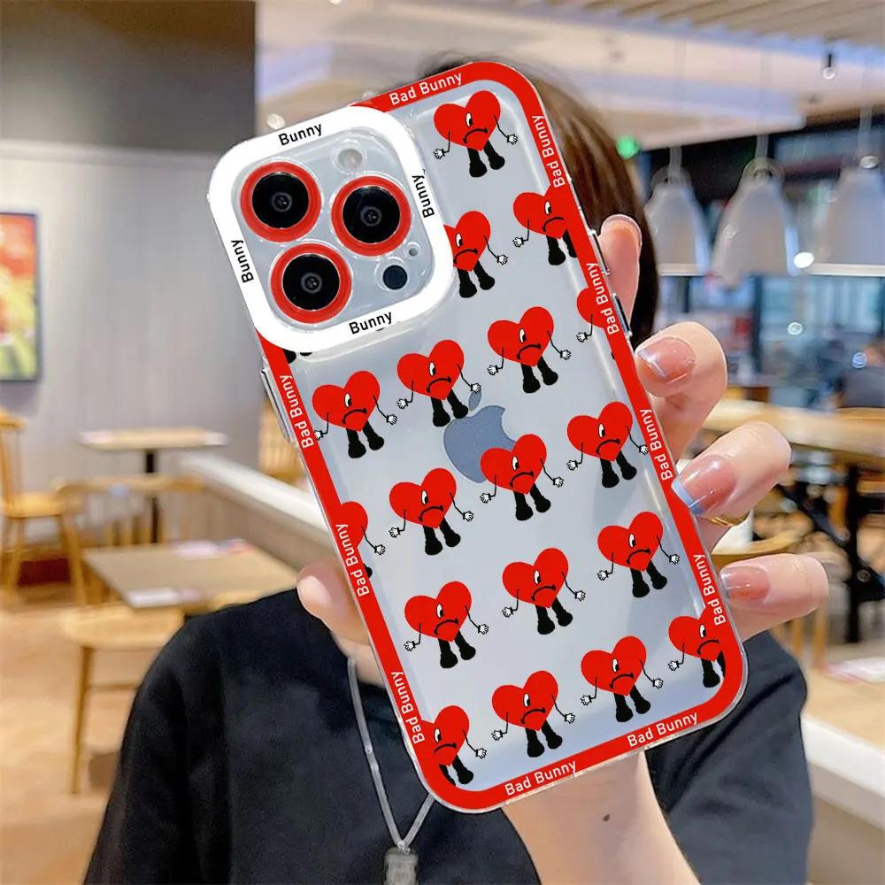 

Yo Perreo Sola Bad Bunny Maluma Phone Case For iPhone 11 12 13 14 15 Pro Max Mini XS X XR SE 7 8 Plus Cover Transparent Fundas iPhone 13 Mini