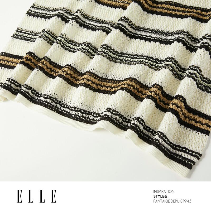 ELLE Striped Knit Cami Dress