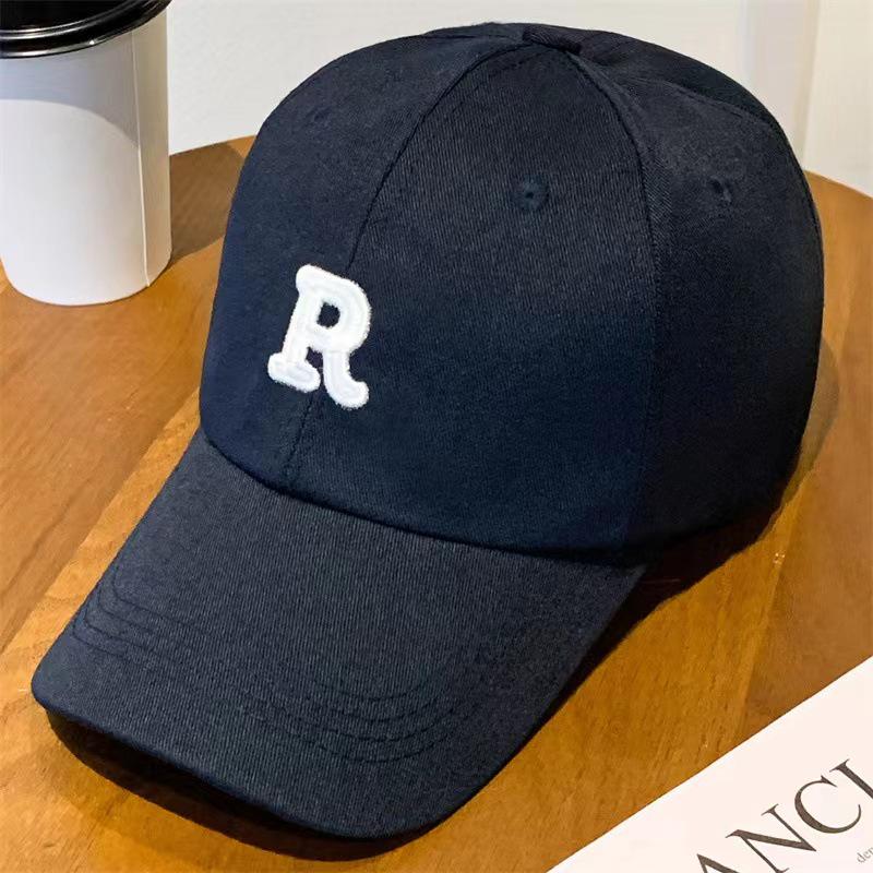 Czapka bejsbolówka haftowana w stylu koreańskim dla mężczyzn i kobiet - Czapka przeciwsłoneczna typu kaczuszka na wiosnę, jesień i lato do aktywności na świeżym powietrzu