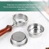 Non Pressurized Coffee Filter Basket 304 Stainless Steel Single Layer Filter Basket  Coffee Shop