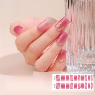 Gel Manicure Stickers Semi-cured Nail Stickers 3D Light Therapy Lamp Nail Stickers