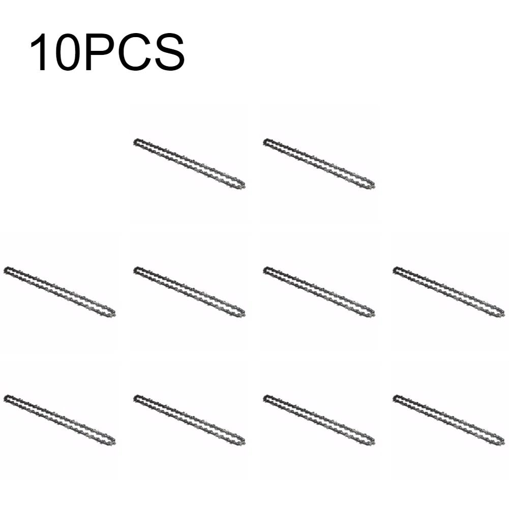 12 Zoll Metall Kettensägenkette 45 Treibglieder Elektrische Kettensägenkette 3/8 Zoll Teilung Elektrisches Sägezubehör zum Schneiden von Ästen