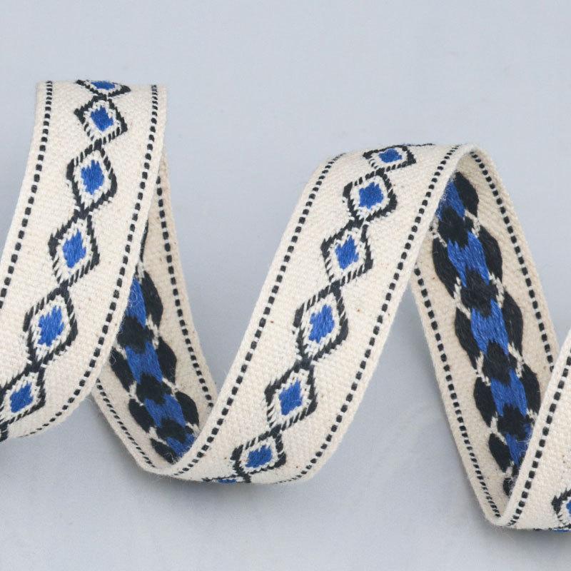 

Сделай сам Романтичный этнический стиль Полиэстер/хлопок Жаккардовая лента, Боковые полосы, Шнурки для воротника, Одежда, Сумки, Обувь, Шляпы, Аксессуары ручной работы, Ленты 2cm*50 yards