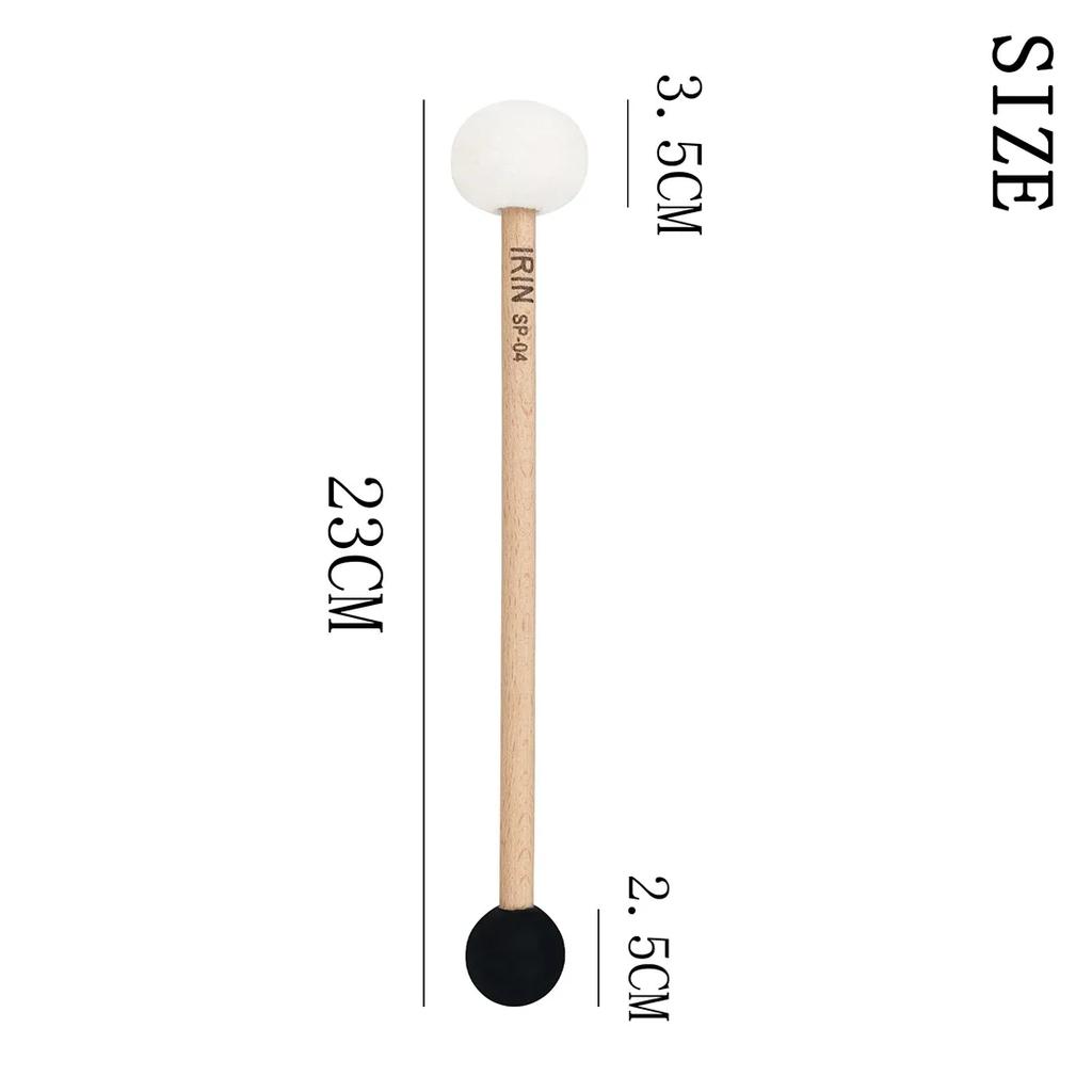 SLADE Drumsticks Steel Tongue Drum Sticks Marimba Wooden Piano Mallet Wool Head Beech Wood Material Percussion Parts Accessories