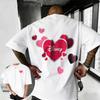 2026 Sommer Disney Logo Aufdruck T-Shirt Herren Streetwear 100% Reine Baumwolle Kurzarm Lässig Locker Atmungsaktiv Oberteil