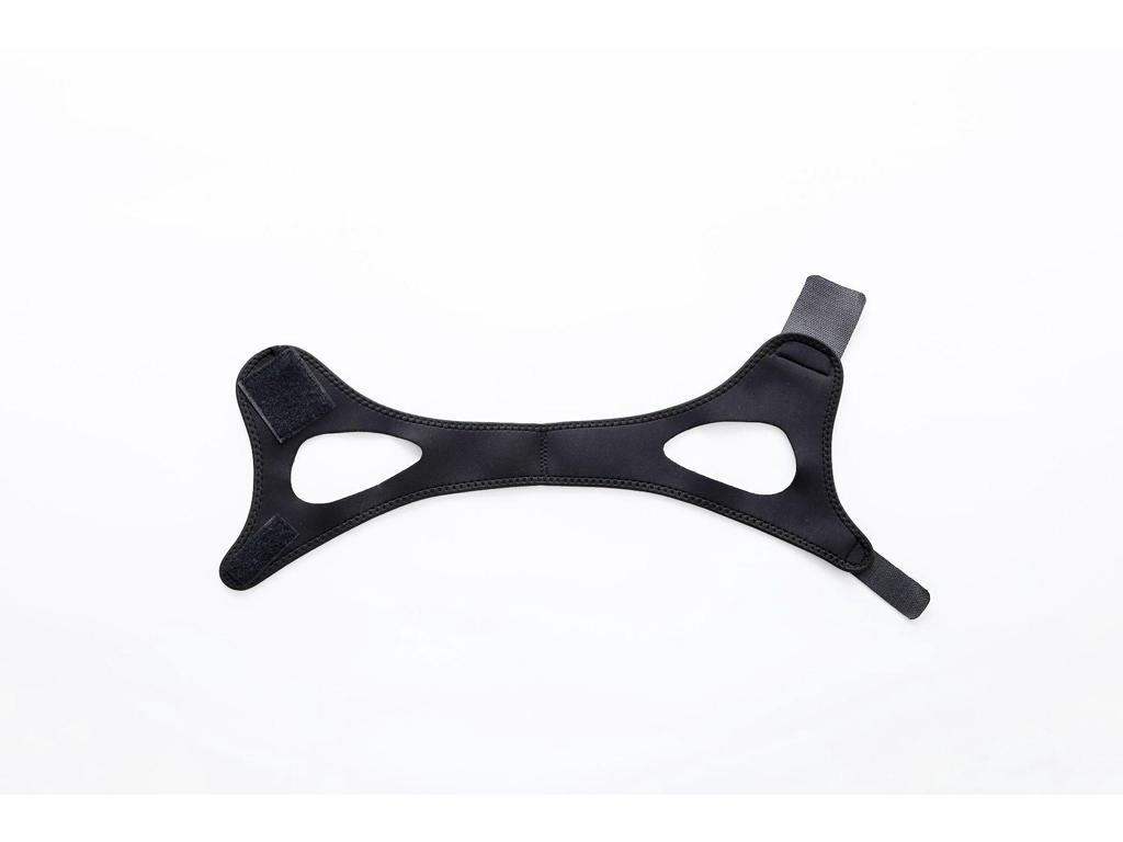 Black Triangle Anti-Snoring Breathable Chin Strap for Adults