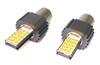 LED Bulbs 2x P21W, BA15S 12-24V CANBUS Orange New, Off-Road