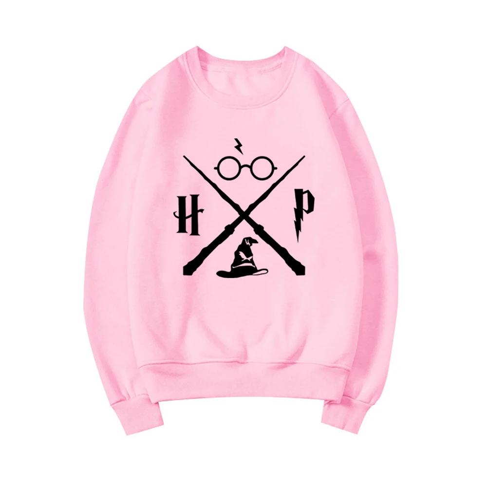Mikina Wizard Hat Mikina Wizard Wand Mikina HP Pulovry s dlouhým rukávem Unisex mikiny s grafikou Mikiny Magic School Streetwear Top
