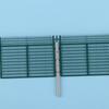 Ho Scale Protective Fence With Columns Model For Diy Building Fence Wall Sand Table Railway Train Scene Diorama Kit