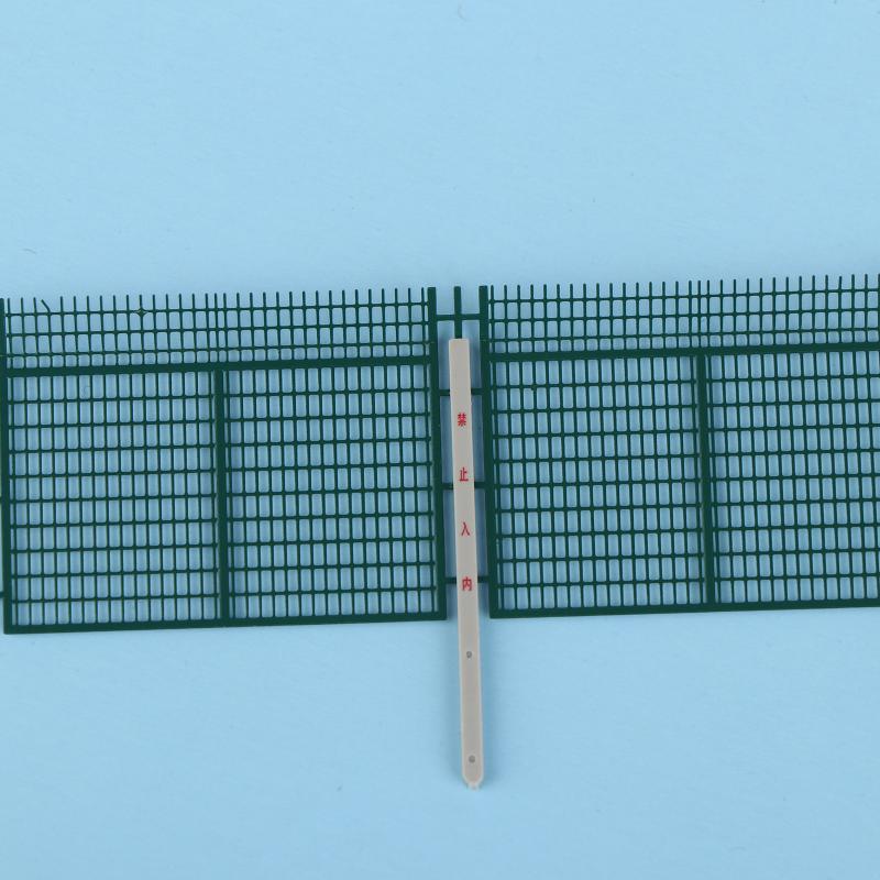 Ho Scale Protective Fence With Columns Model For Diy Building Fence Wall Sand Table Railway Train Scene Diorama Kit