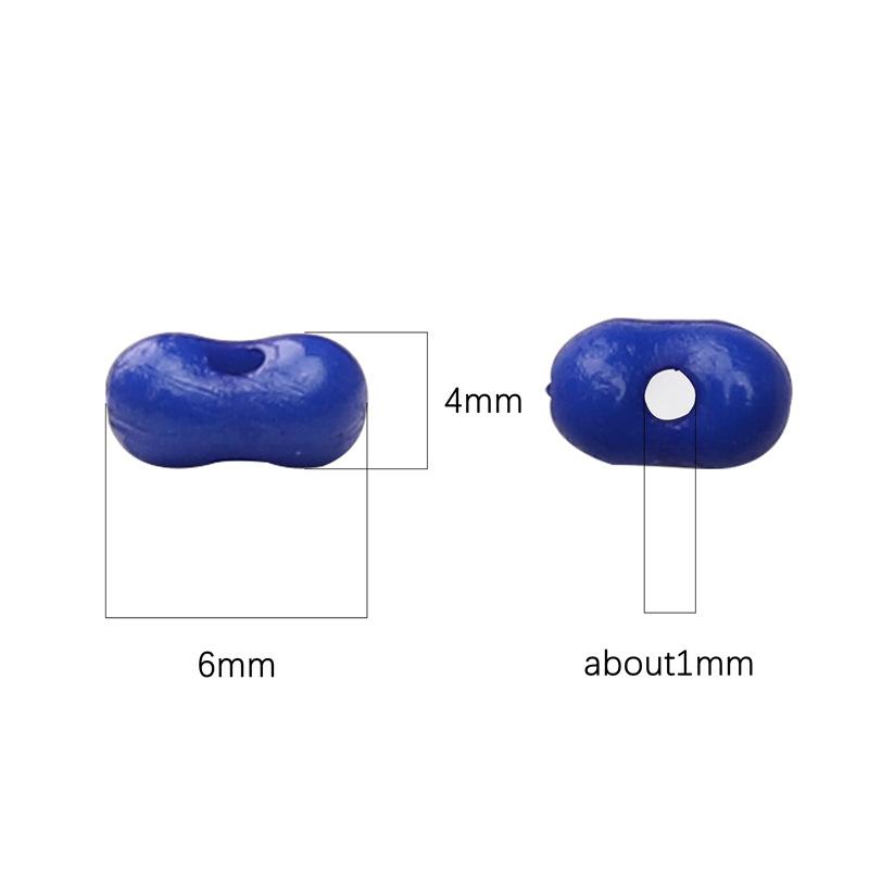 Χειροποίητο Βραχιόλι Χάντρες 6x4mm Ακρυλικές Πολύχρωμες Χάντρες Φιστίκι Χάντρες Χύμα Αλυσίδες Χαντρών Χειροποίητα Αξεσουάρ Κοσμημάτων Diy Υλικά Αποστάτες Κολιέ