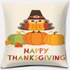 Pumpkin Halloween Thanksgiving Printing Series Pattern Pillowcase Square Pillowcase Home Office Decoration Pillowcase